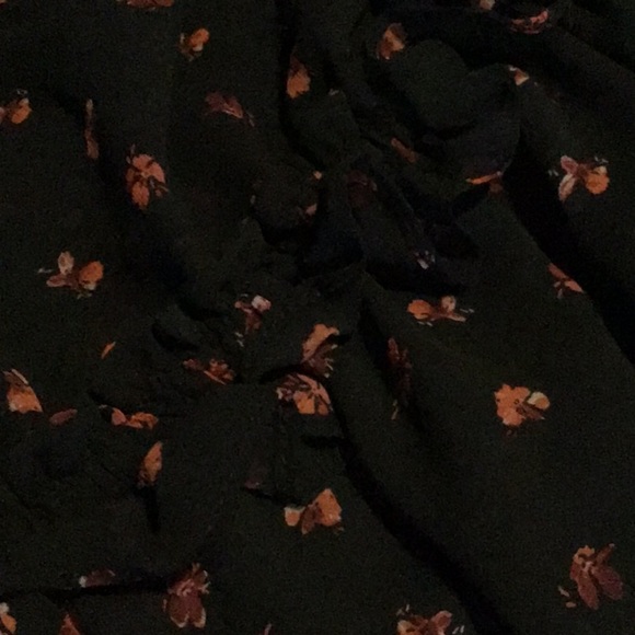 NWT Evie Black W/Dark Red Roses Sleeveless Dress - Picture 8 of 10